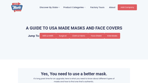 USA Made Masks And Face Covers - USA MADE LIST - kn95 masks made in usa