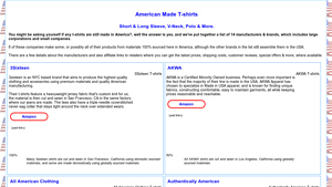 USA Made T-shirts List | 14 Brands & Manufacturers - USA Made Products - t shirts made in usa
