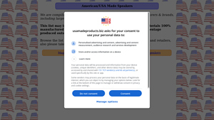 American Made Speakers | US Brand & Manufacturers List - speakers made in usa