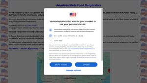 American Made Food Dehydrators - USA Made Products - dehydrator made in usa