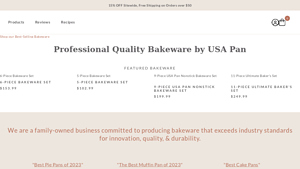 Professional Quality Bakeware by USA Pan - cooking pots and pans made in usa