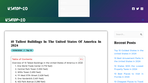 10 Tallest Buildings in the United States of America in 2024 - highest building in the usa