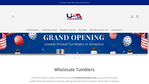 USA Tumbler Supplier - 20oz Skinny Tumbler