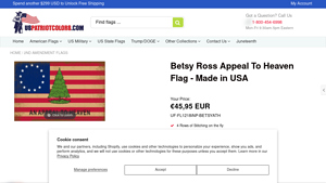 Betsy Ross Appeal To Heaven Flag - Made in USA - appeal to heaven flag made in usa