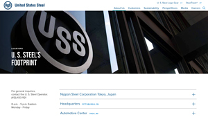 About Us - Locations - www.ussteel.com - biggest steel mill in usa