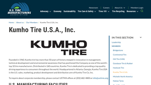 Kumho Tire U.S.A., Inc. | USTMA - kumho tire usa inc