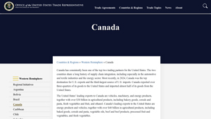 Canada - United States Trade Representative - canadian exports to usa