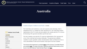 Australia - United States Trade Representative - usa trade surplus