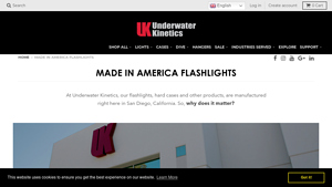 Made In America Flashlights - Underwater Kinetics - flashlight made in usa
