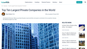 Top 10 Huge Private Companies in the US [Guide] - ValueWalk - largest privately owned company in the usa