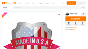 made in usa badge, made in the usa emblem, shield vector ... - Vecteezy - made in the usa emblem