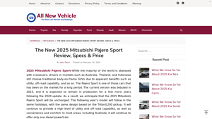 The New 2025 Mitsubishi Pajero Sport Review, Specs & Price - mitsubishi pajero sport usa