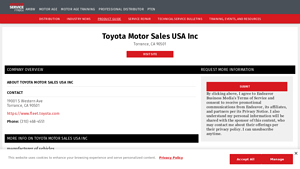Toyota Motor Sales USA Inc - Vehicle Service Pros - toyota motor sales usa inc