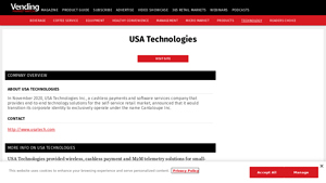USA Technologies - Vending Market Watch - usa technologies inc