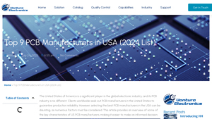 PCB Manufacturers in USA: Top 9 Industry Leaders Unveiled - pcb manufacturing usa