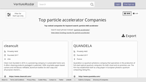 Top particle accelerator companies - VentureRadar - particle accelerator locations in usa