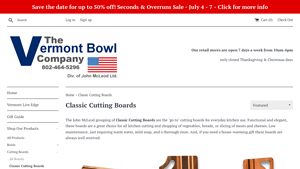 Classic Cutting Boards, Made in the USA, Made in Vermont - cutting board made in usa