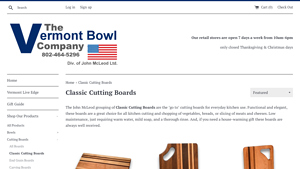 Vermont Bowl - Classic Cutting Boards