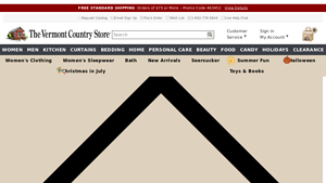 Vermont Country Store - Heavy Duty Cotton Duck Shower Curtain