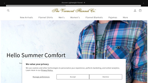 The Vermont Flannel Company - flannel made in usa