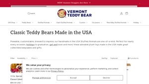 Stuffed Animals & Plush Made in the USA | Vermont Teddy Bear - stuffed toys made in usa