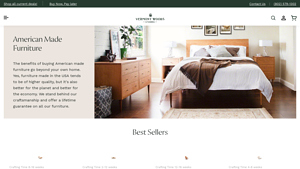 Vermont Woods Studios - American Shaker Panel Bed