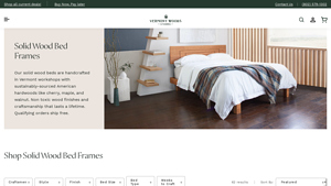 Solid Wood Beds | Handcrafted in USA | Eco-Friendly & Non-Toxic - bed frame made in usa