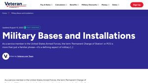 Military Bases and Installations - Veteran.com - us bases in usa