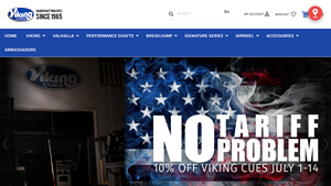 Pool Cues and Shafts | Made Exclusively in the USA | Viking Custom ... - pool cues made in usa