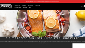 5-Ply Professional Stainless Steel Cookware | Viking - stainless steel bakeware made in usa