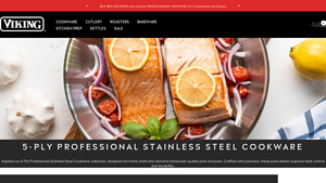 5-Ply Professional Stainless Steel Cookware | Viking - pots made in the usa