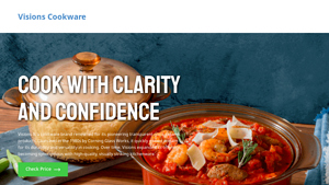 Visions Cookware - Premium Glass Cookware Website - saucepan made in usa