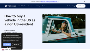 How to buy a vehicle in the US as a non US-resident - visitor.us - buy vehicles in usa