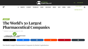 The World's 50 Largest Pharmaceutical Companies - Visual Capitalist - list of pharmaceutical companies in usa