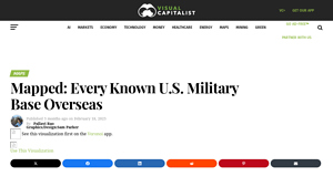 Mapped: Every Known U.S. Military Base Overseas - Visual Capitalist - us bases in usa