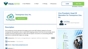 Yunexpress Usa, Inc. - Phone, Email, Employees, CEO, VP, 2024 - yunexpress usa inc