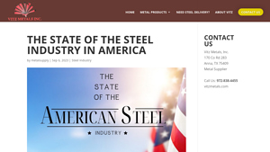 The State of the Steel Industry in America - Vitz Metals - steel mills in usa
