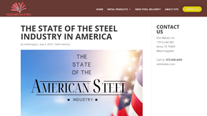 The State of the Steel Industry in America - Vitz Metals - biggest steel producer in usa