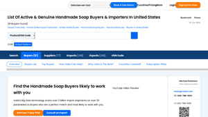 Handmade Soap Buyers & Importers in United States - Volza - hand made soaps for importing to usa on facebook group