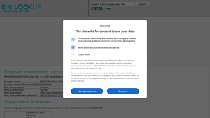 PROFORMANCE VEND USA, INC. Employer Identification Number EIN - proformance vend usa