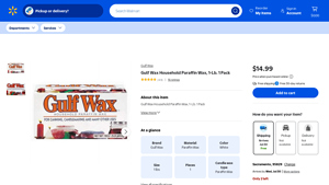 Gulf - Household Paraffin Wax
