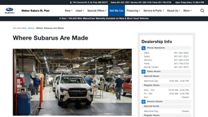 Where Subarus Are Made | Walser Subaru St. Paul - are subarus made in usa