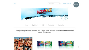 WashEZE Laundry Detergent Sheets 3 in 1 soap sheet - laundry detergent sheets made in usa