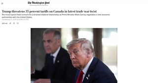 Trump threatens 35 percent tariffs on Canada in latest trade war twist - canada tariffs on usa