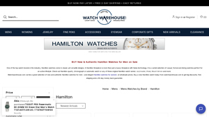 Men's Hamilton Watches | Hamilton Watches for Sale | Watch Warehouse - hamilton watch company usa