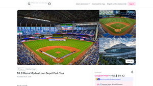 MLB Miami Marlins Loan Depot Park Tour - 501 marlins way miami fl 33125 usa