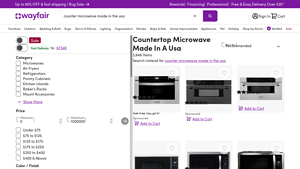 Counter Microwave Made In The Usa | Wayfair - microwave ovens made in usa