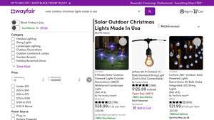 Wayfair - Copper-Colored Solar Lights