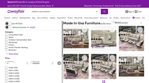 Made In Usa Furniture | Wayfair - furniture made in america usa