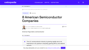 8 American Semiconductor Companies - Webopedia - semiconductor companies in usa